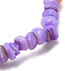 Браслеты из натуральных окрашенных пресноводных ракушек&nbsp;BJEW-JB12477-04