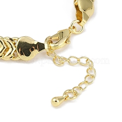 Латунные браслеты с покрытием для женщин BJEW-K244-03G