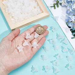 100 шт. Прозрачные акриловые бусины&nbsp;SACR-SP0001-43