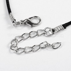 Вощеный шнур ожерелье материалы MAK-L004-01