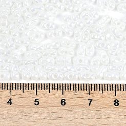 Непрозрачные цвета блестящие стеклянные бусины&nbsp;X1-SEED-K010-04D