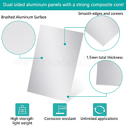 Алюминиевый лист AJEW-WH0515-13D