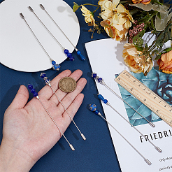 8 шт. 4 стиля: бусины кошачий глаз&nbsp;JEWB-DR00024