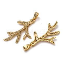 Латунные микро проложить кубического циркония подвески KK-A271-07A-G