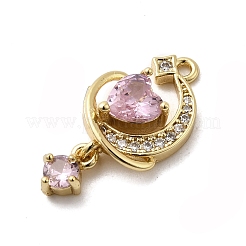 Латунные микро проложить кубического циркония подвески KK-A275-17B-G