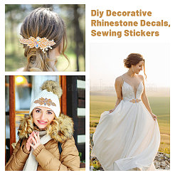 Цветок стекло исправление горный хрусталь FIND-WH0148-265A-01