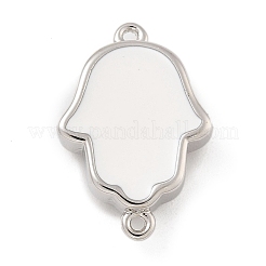 Стойка покрытие латунь эмаль религия хамса рука соединительные подвески KK-A234-020-P