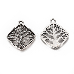 Тибетском стиле сплава деревьев подвески&nbsp;TIBEP-GC172-AS-NR