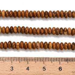 Естественного изображения яшмы бисер нитей G-Z110-B10-2x4mm