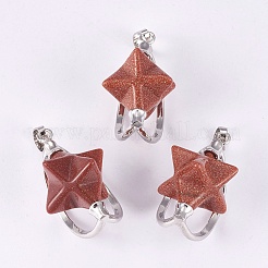 Природные и синтетические смешанные каменные подвески&nbsp;G-P373-E