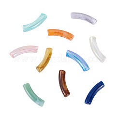 100 шт. 10 стильных двухцветных акриловых бусин&nbsp;MACR-TA0002-60