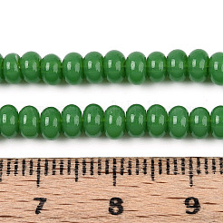 Непрозрачные с напылением стеклянные бусины&nbsp;GLAA-ZX008-4mm-18T