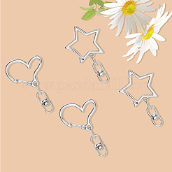 40шт 2 стиля пружинные кольца из цинкового сплава&nbsp;FIND-SP0004-04E