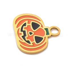 Подвески из нержавеющей стали 304 с эмалью на тему Хэллоуина STAS-Z164-03G-07