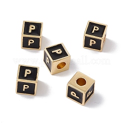 Стойки покрытие латунь эмаль бисер&nbsp;KK-B060-04G-01P