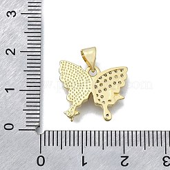 Латунные микропаве прозрачные подвески с фианитом KK-V010-14G