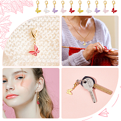 50шт украшения подвески из сплава эмали&nbsp;HJEW-SC0001-20