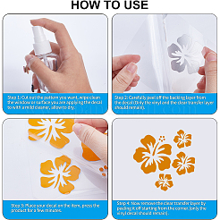 Самоклеящиеся автомобильные наклейки для домашних животных&nbsp;STIC-WH0010-05D