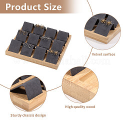 1 комплект бархатных подставок для сережек ODIS-CA0001-31