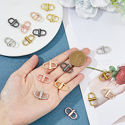 18 шт. 6-х цветные регулируемые пряжки из сплава FIND-FH0008-36