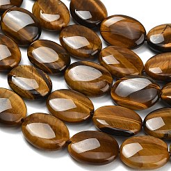 Природных тигровый глаз бисер нитей&nbsp;G-B178-E01-20x15mm