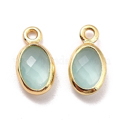 Экологически чистая латунь со стеклянными подвесками KK-K268-01M