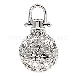 Подвески в виде стойки из латуни с бусинами KK-D025-01C-P