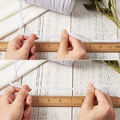 1/4-дюймовый плоский плетеный эластичный веревочный шнур&nbsp;EC-R030-6mm-01