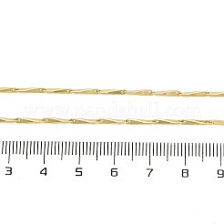 Ожерелья из латунной витой цепочки для мужчин и женщин&nbsp;NJEW-G160-15G