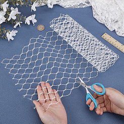 Сетчатая ткань из волокон&nbsp;DIY-WH0700-16A