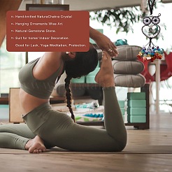 1шт натуральный кристалл кварца большие подвесные украшения&nbsp;G-SZ0001-94B