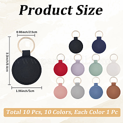 10 шт. брелок из искусственной кожи&nbsp;KEYC-CL0001-34C