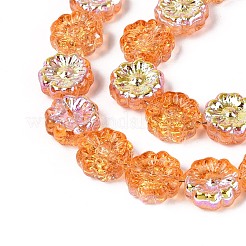 Гальванизируйте прозрачное стекло бисер нитей&nbsp;EGLA-N055-01G