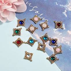 14шт 7 цвета стеклянные соединения / разъемы&nbsp;GLAA-SZ0001-32