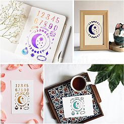 Трафареты для штампов из нержавеющей стали DIY-WH0242-227