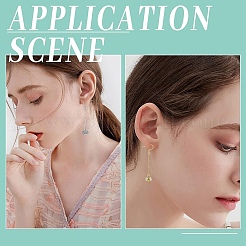 Крючки для сережек из нержавеющей стали 304&nbsp;EJEW-YW00011-01