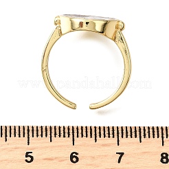 Латунные эмалевые регулируемые манжеты&nbsp;RJEW-G349-01G