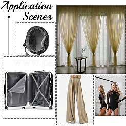 95% полиэстер и 5% спандекс сетчатые ткани&nbsp;DIY-WH20050-03B