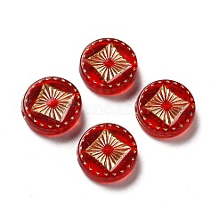 Прозрачных бусин акриловые покрытия&nbsp;X-OACR-L013-034A