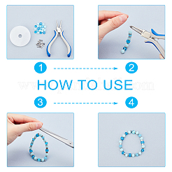 200 шт. 5 стиля бусин из нержавеющей стали 304 STAS-UN0021-86P