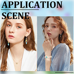 300шт 3 стиля непрозрачные акриловые бусины&nbsp;FIND-SC0012-59A