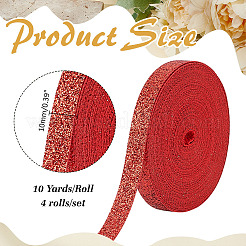 4 рулон полиэстеровой блестящей ленты&nbsp;OCOR-ME0001-47B