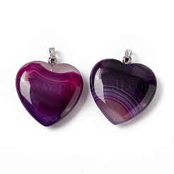 Природные подвески агат&nbsp;G-G956-B65-FF