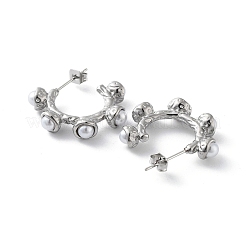 Серьги-гвоздики из нержавеющей стали 304&nbsp;EJEW-D095-17P