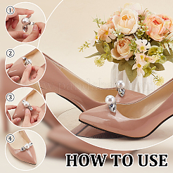 2 пара двухцветных подвесок для шнурков из сплава&nbsp;FIND-GO0003-47