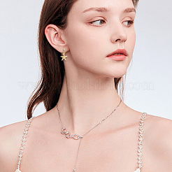 20 шт. фурнитура для сережек-клипс из нержавеющей стали 316&nbsp;STAS-BBC0008-59G