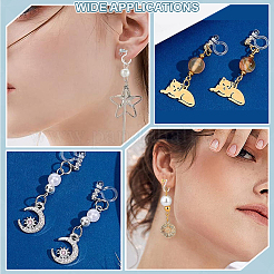 32 шт. 2 цвета прозрачный U-образный безболезненный предотвращающий аллергию смоляной ушной зажим KY-ME0001-03