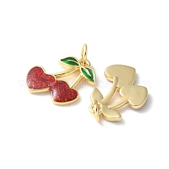 Латунь эмаль подвески&nbsp;KK-A252-38G-08