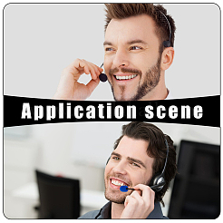 40 шт. 4-цветный мини-микрофонный губчатый чехол&nbsp;AJEW-GA0008-83