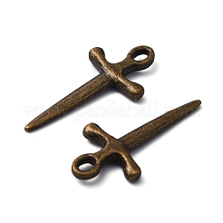 Тибетский стиль сплава меч подвески X-TIBEP-929-AB-FF